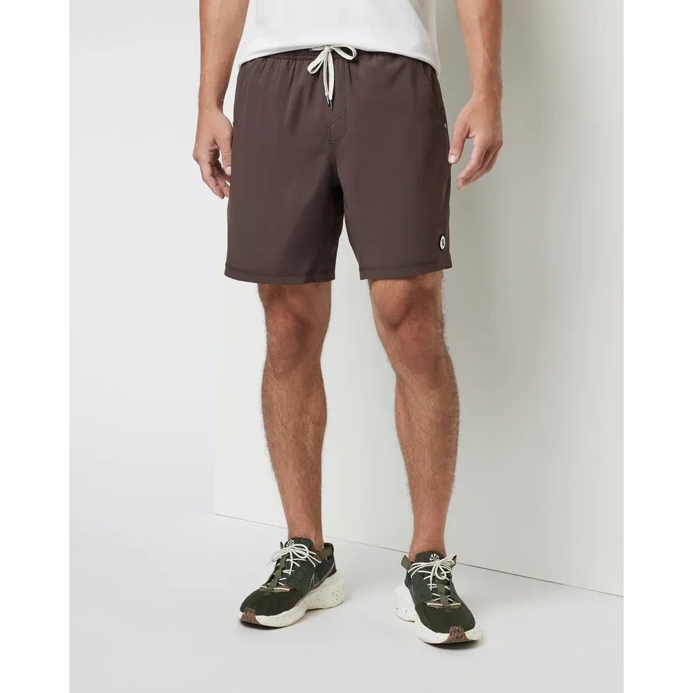 Vuori Mens Kore Short V302 Espresso Brown Active Training XL Basic Staple